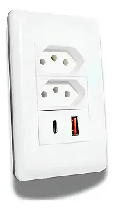 ADAPTADOR DE TOMADA USB TYPE-C 250V 10A 2500W ONEX TOM-5268