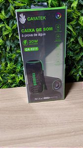 CAIXA DE SOM PORTATIL BLUETOOTH 30W RESISTENTE A AGUA ONEX CA-5217