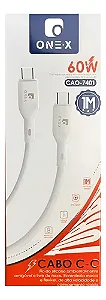 CABO TYPE-C PARA TYPE-C 65W ONEX CAO-7403