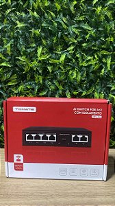 AI SWITCH POE COM 6 PORTAS COM ISOLAMENTO MTV-744