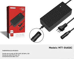 FONTE DE ALIMENTAÇÃO BIVOLT 54.6V TOMATE MTT-54602C