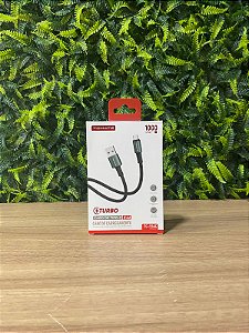 CABO DE DADOS TURBO USB PARA TYPE-C 2.4A TOMATE TC-514C
