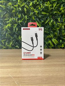 CABO DE DADOS TURBO TYPE-C PARA TYPE-C 6.0A TOMATE TC-512CC