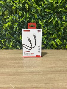 CABO DE DADOS TURBO TYPE-C PARA IPHONE 3.0A TOMATE TC-513CL