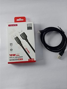 CABO DE DADOS TURBO USB PARA TYPE-C TC-111AC