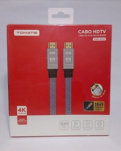 CABO HDMI PARA HDMI 10M 4K TOMATE MHD-4032