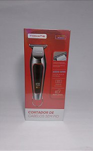 MAQUINA DE CORTAR CABELO RECARREGAVEL 6500RPM TOMATE MAG-1688