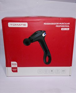 MASSAGEADOR MUSCULAR RECARREGAVEL 3200RPM 7V TOMATE  AM-034