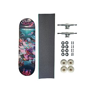 Skate de marfim infantil COMPLETO mini model SKATE KIDS Mermaid