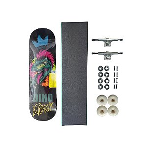 Skate de marfim infantil COMPLETO mini model SKATE KIDS Dino Rock