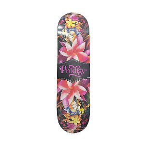 Shape de marfim modelo juvenil PRODIGY SKATEBOARDS Flowers