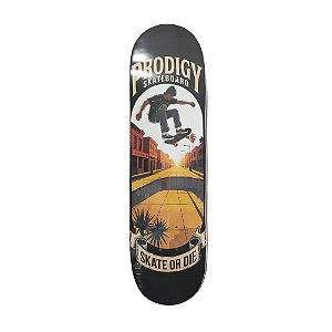 Shape de marfim modelo juvenil PRODIGY SKATEBOARDS Skate or Die