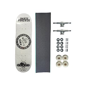 Skate de marfim juvenil completo PRODIGY SKATEBOARDS Forever