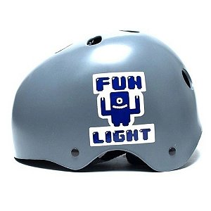 Capacete FunLight cinza