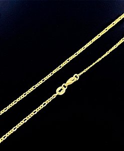 CORRENTE BANHADA A OURO 18K -  MODELO 3 POR 1 FECHO LAGOSTA 1,5mm x 70cm