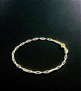 PULSEIRA BANHADA A OURO 18K - MODELO CARTIER 3mm x 21cm
