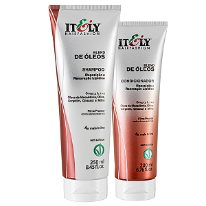 Itely Kit Shampoo 250g e Condicionador 200ml Blend de Óleos