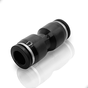 União Conexão Reta Emenda 8mm Tubo Mangueira Pu Ar