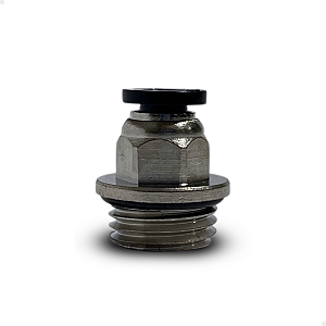 Conexão reta 4mm rosca 1/4