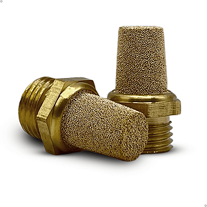 BSL-01 - SILENCIADOR BRONZE LONGO 1/8" BSPP