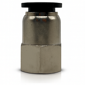 Conexão reta 10mm rosca fêmea 1/8