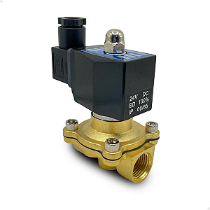Válvula de processo solenoide 24v NF 2/2 vias rosca 1/2 BSP