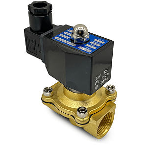 Válvula de processo solenoide 24v NF 2/2 vias rosca 3/4 BSP