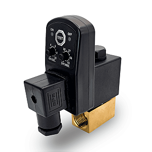 Válvula purgador 220v rosca 1/2 + timer