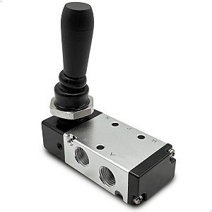 Válvula alavanca direcional 5/2 vias 1/4 - trava