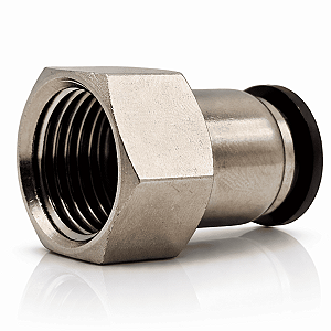 Conexão reta 12mm rosca fêmea 1/2