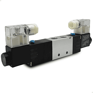 4V230E-08AC220V - VALVULA D. SOL. 5/3 VIAS CAN 1/4" BSPP (ROSCAS 1/4" ESCAPES 1/8") 220VCA