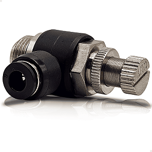 JSC06G04 - VALVULA CONTROLE FLUXO 6MM X 1/2" BSPP