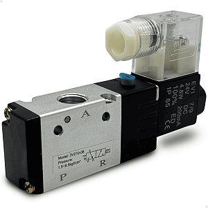 3V210-08 DC24V - VALVULA S. SOL. 3/2 VIAS 1/4" BSPP 24VCC