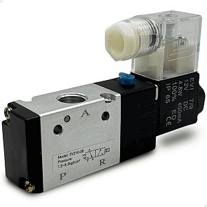 3V210-08DC12V - VALVULA S. SOL. 3/2 VIAS 1/4" BSPP 12VCC