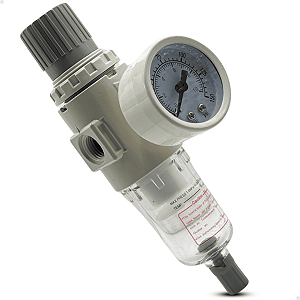 AFR2000 - LINHA ECONOMICA - FILTRO REGULADOR 1/4" BSPP MAN. SUP.