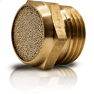 BSLM-03 - SILENCIADOR BRONZE FACEADO 3/8" BSPP