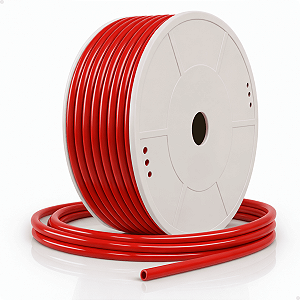 SHM12 - TUBO POLIURETANO 12MM X 8MM VERMELHO