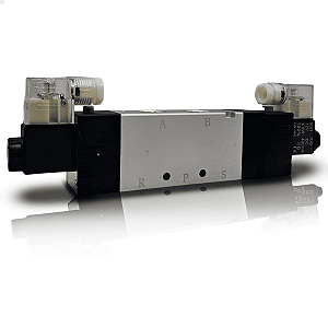 4V430C-15DC12V - VALVULA D. SOL. 5/3 VIAS CF 1/2" BSPP 12VCC