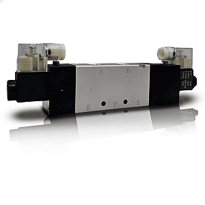 4V430C-15AC220V - VALVULA D. SOL. 5/3 VIAS CF 1/2" BSPP 220VCA