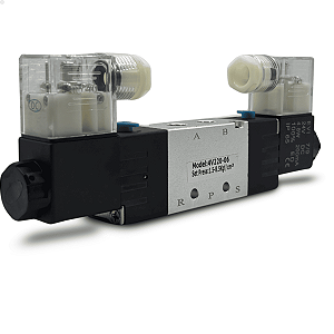 Válvula duplo solenoide 24v 5/2 vias 1/8" BSP
