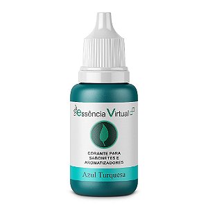 Corante Cosmético Líquido - 100ml - Cor: Azul Turquesa | Essência Virtual