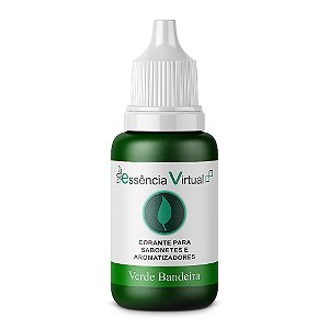 Corante Cosmético Líquido - 100ml - Cor: Verde Bandeira | Essência Virtual