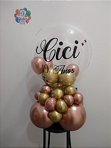 BALÃO CENTRO DE MESA PERSONALIZADO