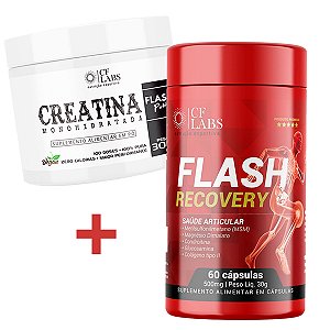Flash Recovery 60 Caps + Creatina Monohidratada 300g