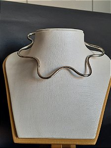 Choker Onda Níquel