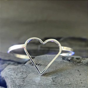 Bracelete Coração Vazado
