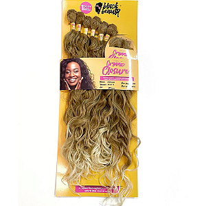Cabelo Orgânico Closure Arrasei Black Beauty 60-70cm