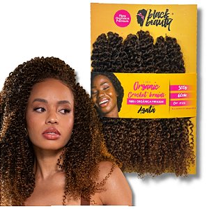 Cabelo Orgânico Crochet Braid Agata Black Beauty 60cm