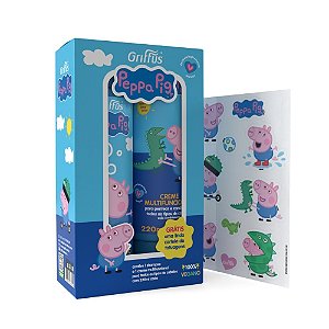 Kit Shampoo Cabelo e Corpo e Creme Multifuncional George Peppa Pig Griffus
