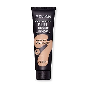 Base Líquida Matte ColorStay Full Cover FPS10 cor 240 Medium Beige Revlon